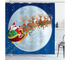 Christmas Night Shower Curtain