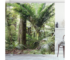 Lush Foliage Jungle Shower Curtain