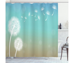 Blowball on Wind Shower Curtain