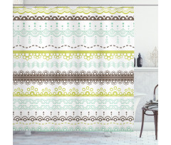 Lace Pattern Shower Curtain