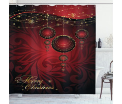 Yuletide Celebration Shower Curtain