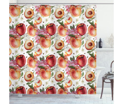 Exotic Lively Summer Yard Shower Curtain