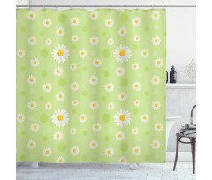 Spring Daisy Shower Curtain
