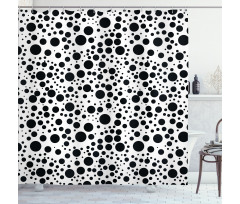 Big Small Dots Shower Curtain