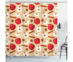 Star Anise Cinnamon Drink Shower Curtain