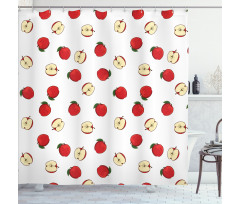 Vibrant Fruit Slices Shower Curtain