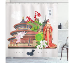 Cultural Dress Palace Shower Curtain