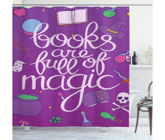 Full of Magic Witchcraft Shower Curtain