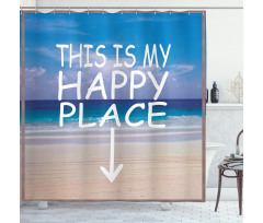 This is My Happy Place Shower Curtain