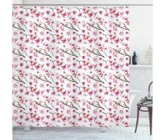 Sakura Branch Shower Curtain