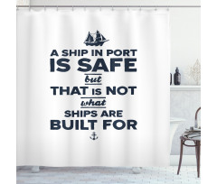 Marine Inspiration Shower Curtain