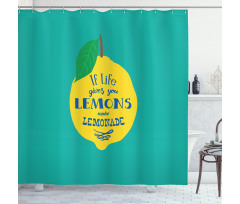 Make Lemonade Shower Curtain