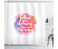 Life and Dreams Shower Curtain