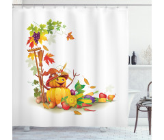 Autumn Harvest Shower Curtain