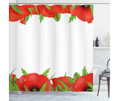 Perennial Bedding Plants Shower Curtain