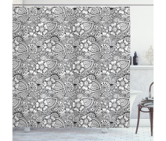 Motifs Culture Art Shower Curtain