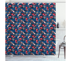 Racing Automobile Sports Shower Curtain