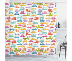 Colorful Drive Shower Curtain