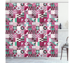 Rich Unusual Forms Shower Curtain