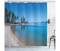 Clear Lake and Shore Shower Curtain