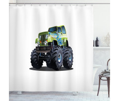 Monster Truck Off Road Shower Curtain