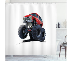 Extreme Off Road Race Shower Curtain