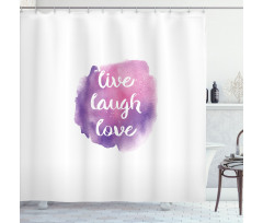 Abstract Splash Shower Curtain