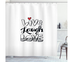 Wall Art Design Shower Curtain