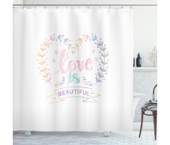 Pastel Dreamy Spring Shower Curtain