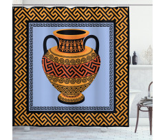 Traditional Amphora Shower Curtain