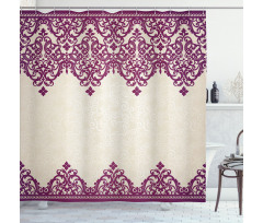 Rococo Spiral Shower Curtain
