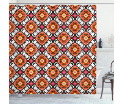 Bold Floral Shower Curtain