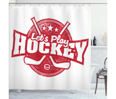 Let's Play Retro Style Shower Curtain