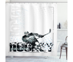 Professional Goaltender Shower Curtain