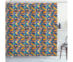 Colorful Autumn Shower Curtain