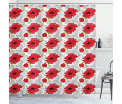 Bouquet of Spring Blooms Shower Curtain