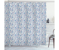 Blossoming Bluebelles Shower Curtain