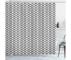 Interlace Squares Shower Curtain