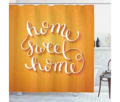Calligraphy Design Shower Curtain