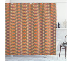 Mexican Heritage Motifs Shower Curtain