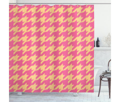 Pastel Colored Ikat Shower Curtain