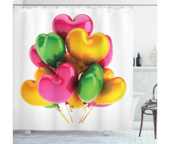 Romance Wedding Shower Curtain
