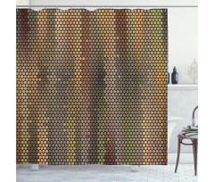 Disco Party Dots Shower Curtain