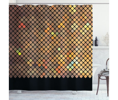 Mosaic of Squares Shower Curtain