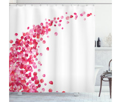 Rose Petals Vortex Shower Curtain