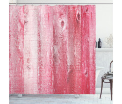 Distressed Wood Shower Curtain