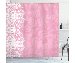 Lacework Style Shower Curtain