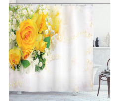 Bouquet of Romantic Flower Shower Curtain