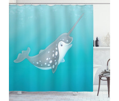 Cartoon Mammal Drawing Shower Curtain