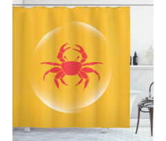 Bubble Seafood Shower Curtain